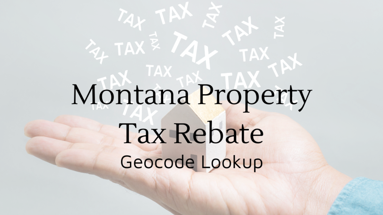 Montana Property Tax Rebate